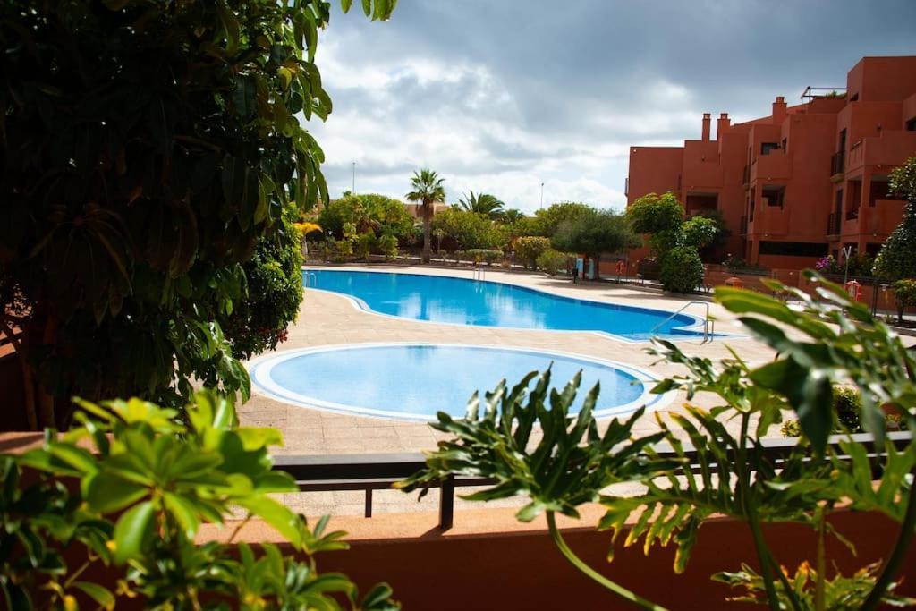 Cozy Apartment With Large Terrace Next To The Pool La Tejita Exterior foto